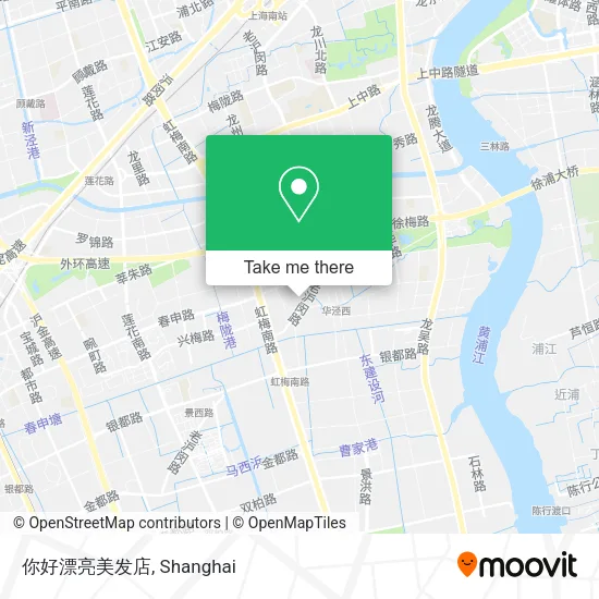 你好漂亮美发店 map