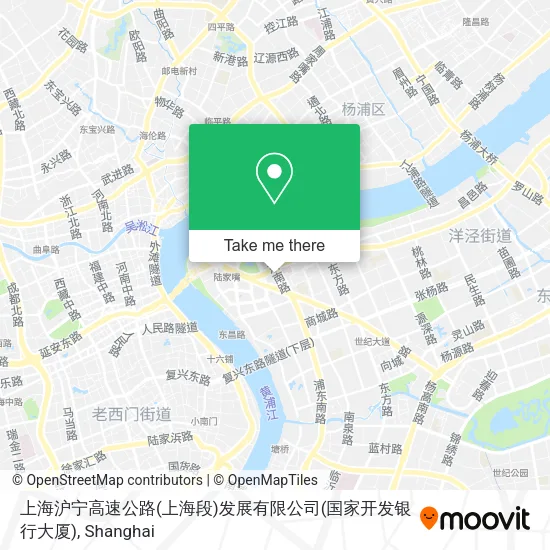 上海沪宁高速公路(上海段)发展有限公司(国家开发银行大厦) map