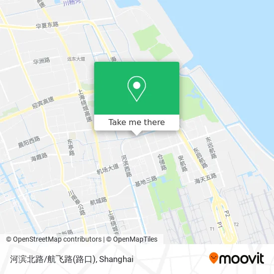 河滨北路/航飞路(路口) map