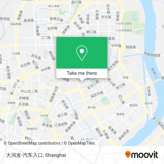 大润发-汽车入口 map
