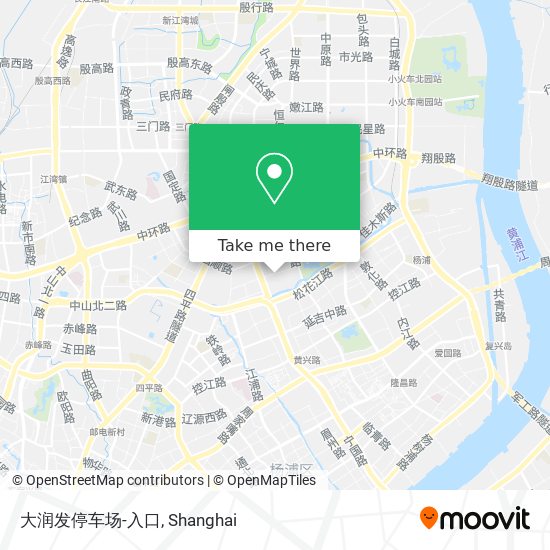 大润发停车场-入口 map