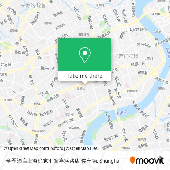 全季酒店上海徐家汇肇嘉浜路店-停车场 map