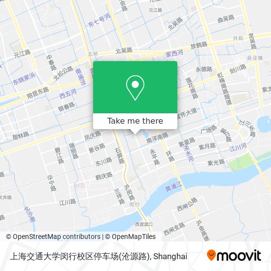 上海交通大学闵行校区停车场(沧源路) map