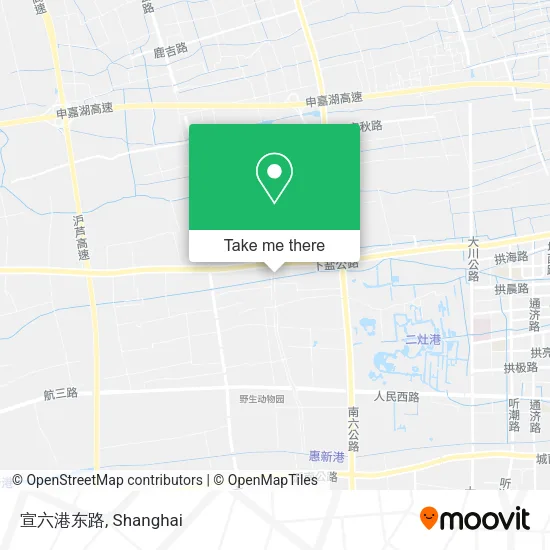 宣六港东路 map