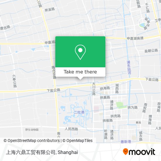 上海六鼎工贸有限公司 map