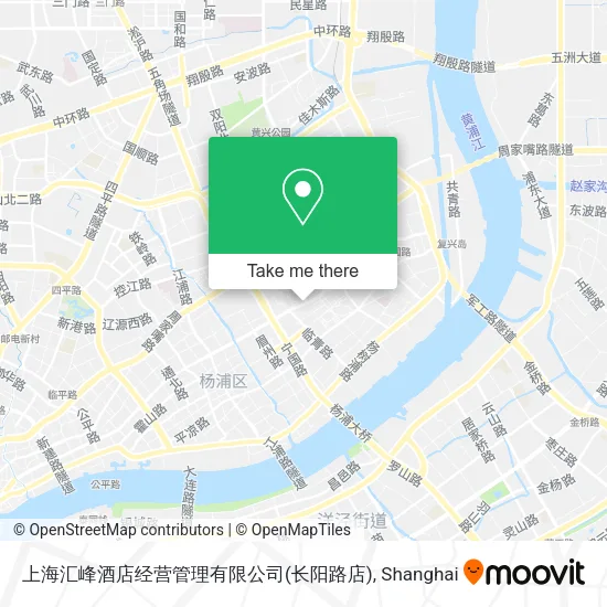 上海汇峰酒店经营管理有限公司(长阳路店) map