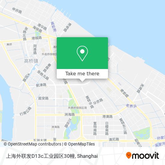 上海外联发D13c工业园区30幢 map