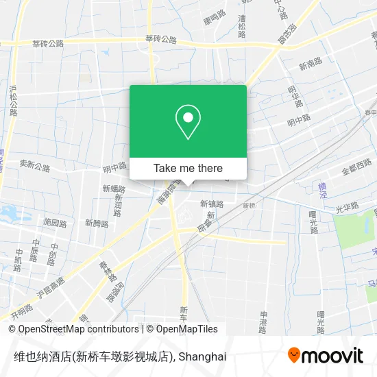 维也纳酒店(新桥车墩影视城店) map