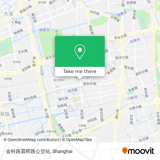 金科路晨晖路公交站 map