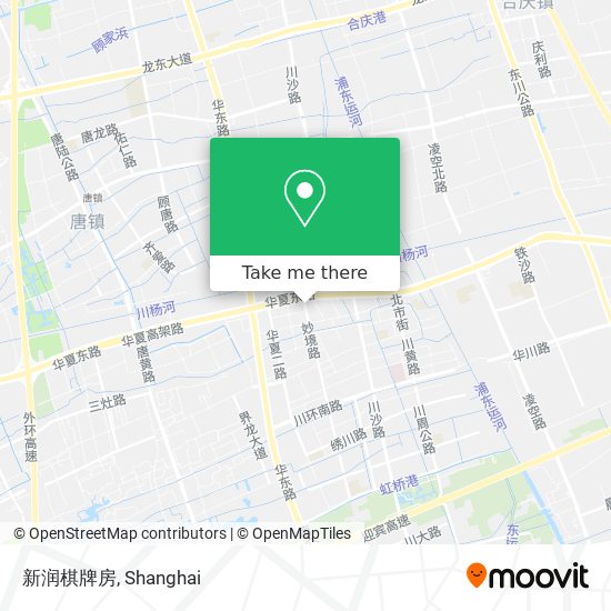 新润棋牌房 map
