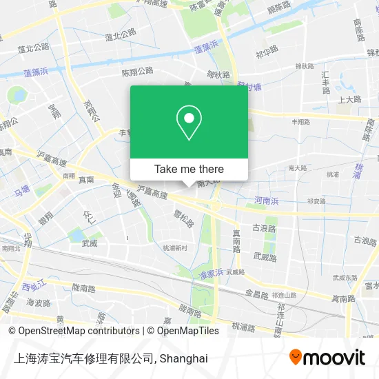 上海涛宝汽车修理有限公司 map