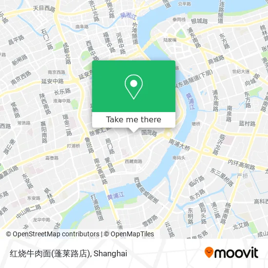 红烧牛肉面(蓬莱路店) map