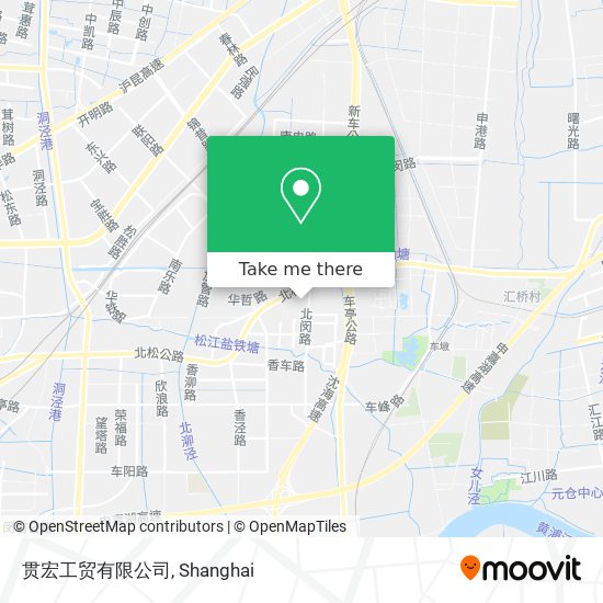 贯宏工贸有限公司 map