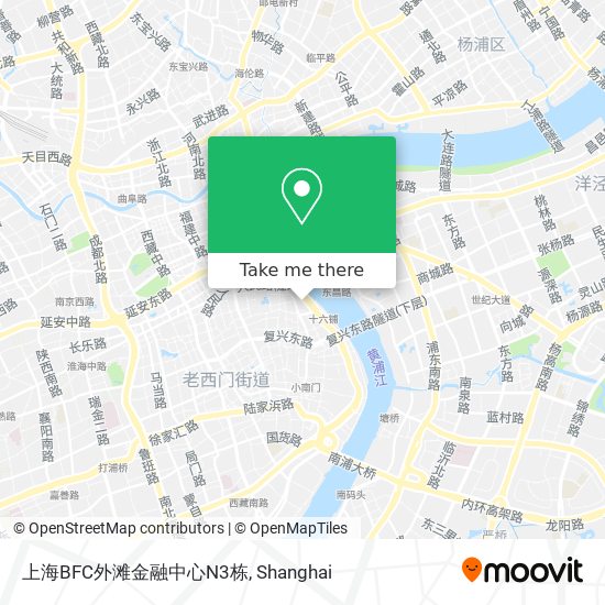 上海BFC外滩金融中心N3栋 map