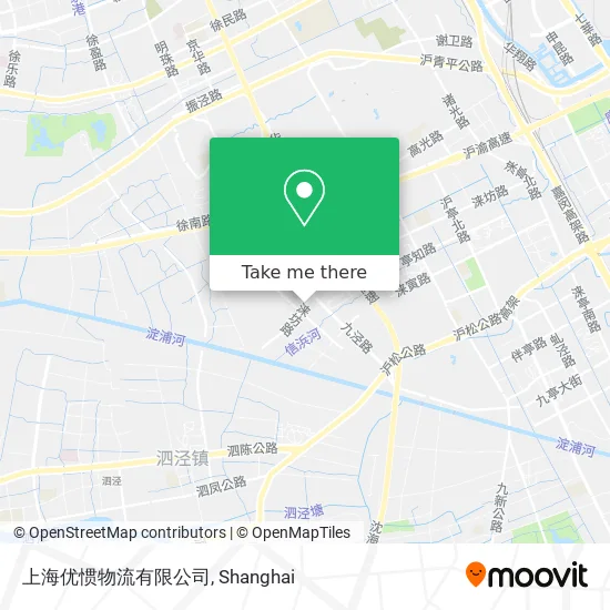 上海优惯物流有限公司 map
