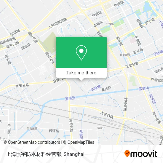 上海惯宇防水材料经营部 map
