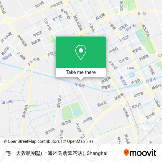 宅一天轰趴别墅(上海环岛翡翠湾店) map