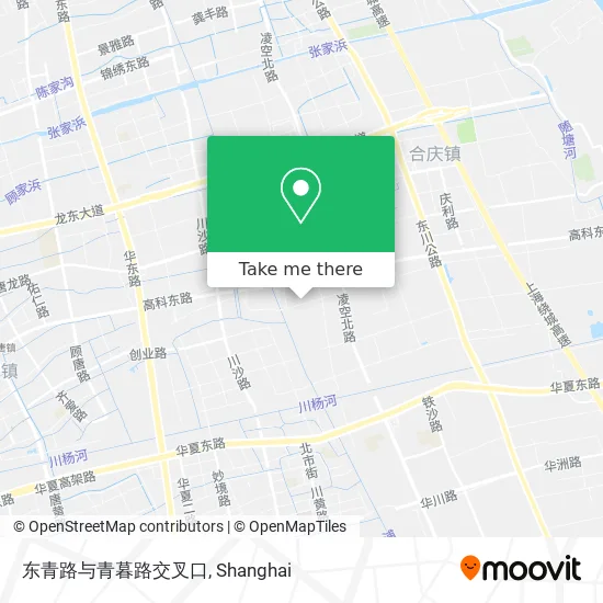 东青路与青暮路交叉口 map
