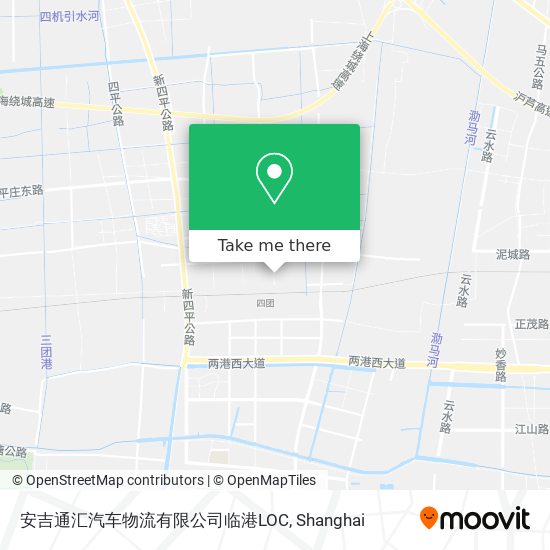 安吉通汇汽车物流有限公司临港LOC map