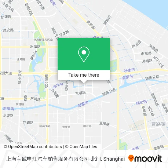 上海宝诚申江汽车销售服务有限公司-北门 map