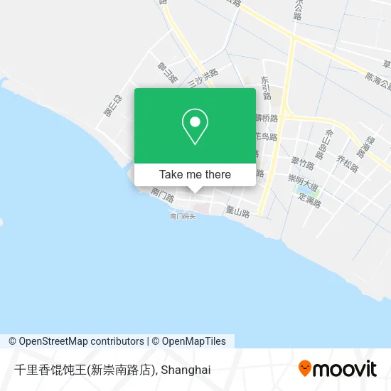 千里香馄饨王(新崇南路店) map