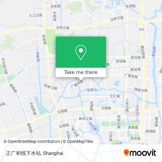 正广和线下水站 map