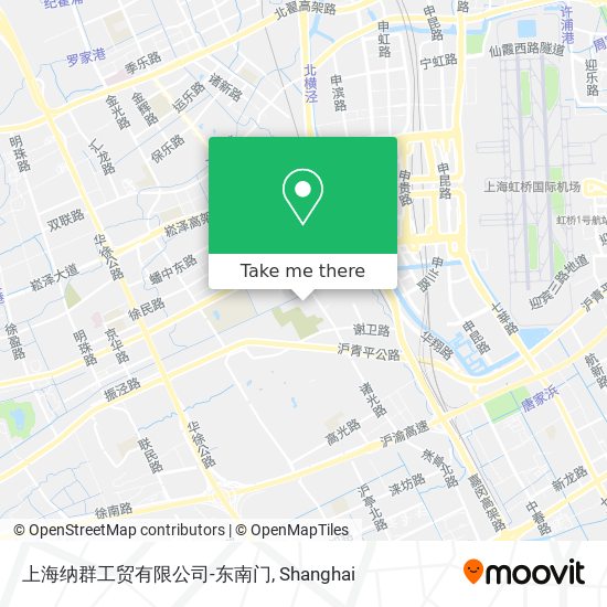 上海纳群工贸有限公司-东南门 map