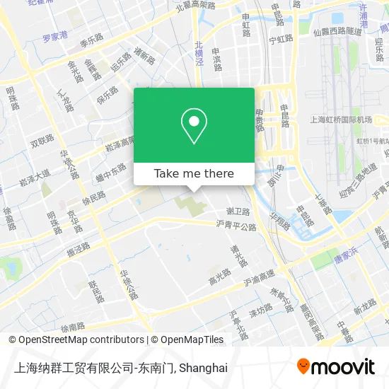 上海纳群工贸有限公司-东南门 map