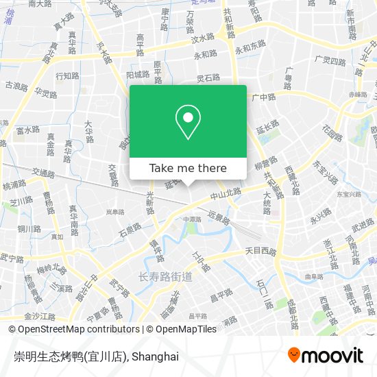 崇明生态烤鸭(宜川店) map