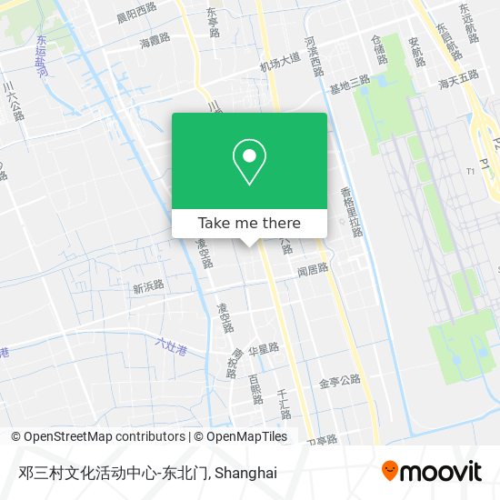 邓三村文化活动中心-东北门 map