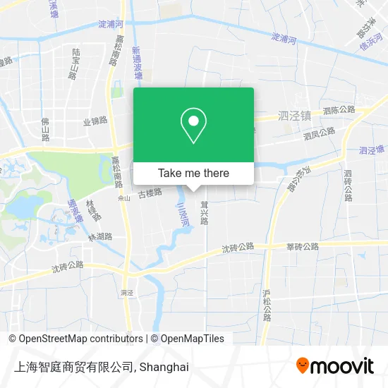 上海智庭商贸有限公司 map