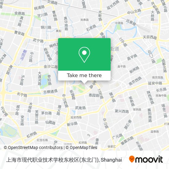 上海市现代职业技术学校东校区(东北门) map