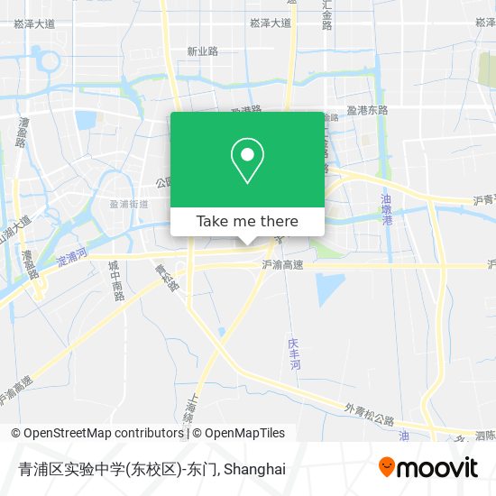 青浦区实验中学(东校区)-东门 map
