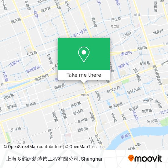 上海多鹤建筑装饰工程有限公司 map