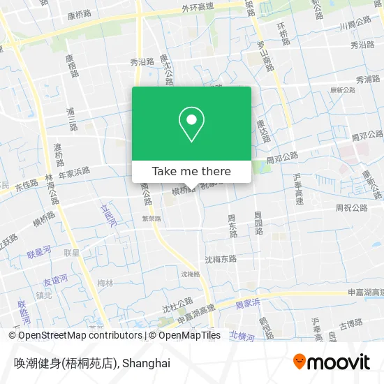 唤潮健身(梧桐苑店) map