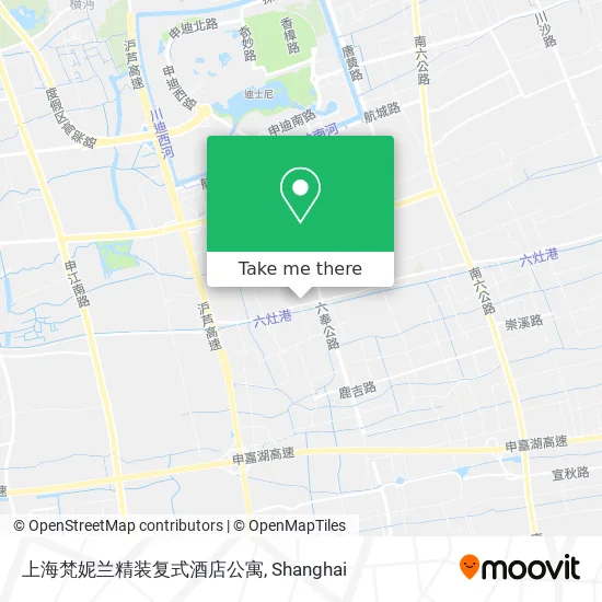 上海梵妮兰精装复式酒店公寓 map