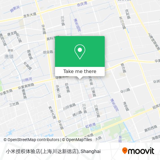 小米授权体验店(上海川达新德店) map