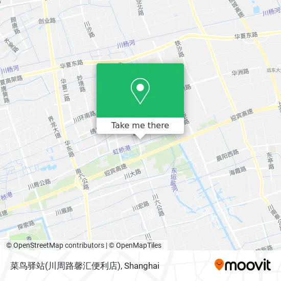 菜鸟驿站(川周路馨汇便利店) map
