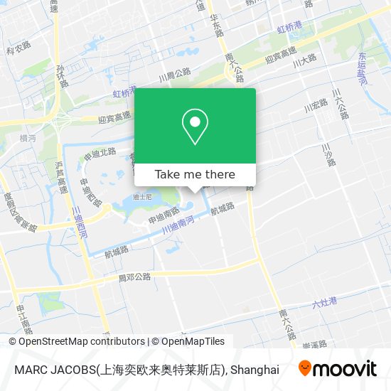 MARC JACOBS(上海奕欧来奥特莱斯店) map