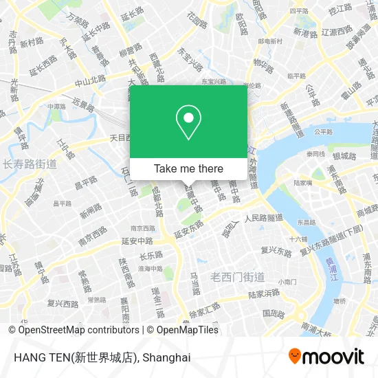 HANG TEN(新世界城店) map