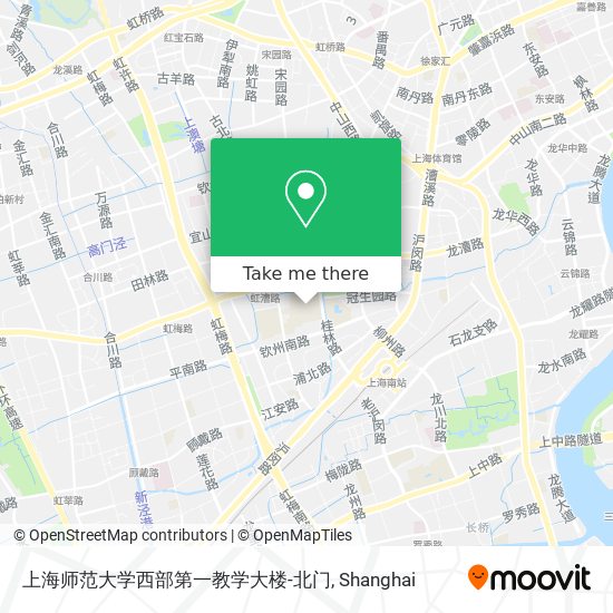 上海师范大学西部第一教学大楼-北门 map