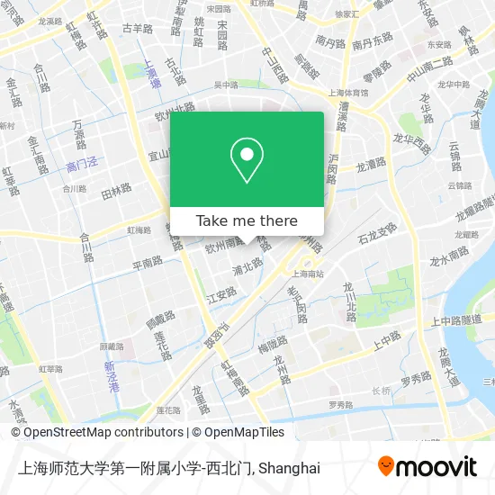 上海师范大学第一附属小学-西北门 map