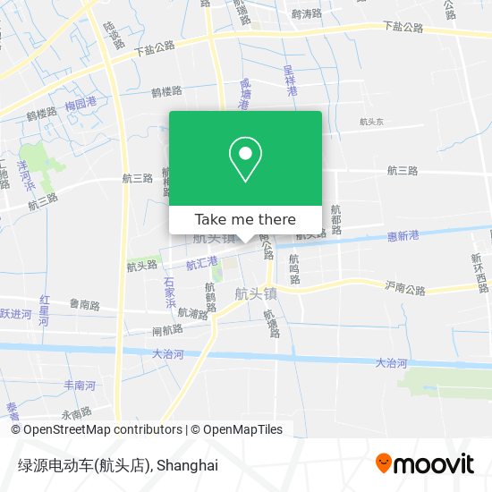 绿源电动车(航头店) map