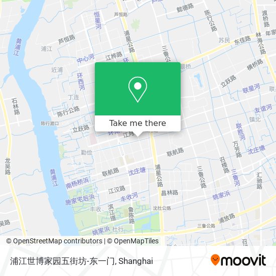 浦江世博家园五街坊-东一门 map