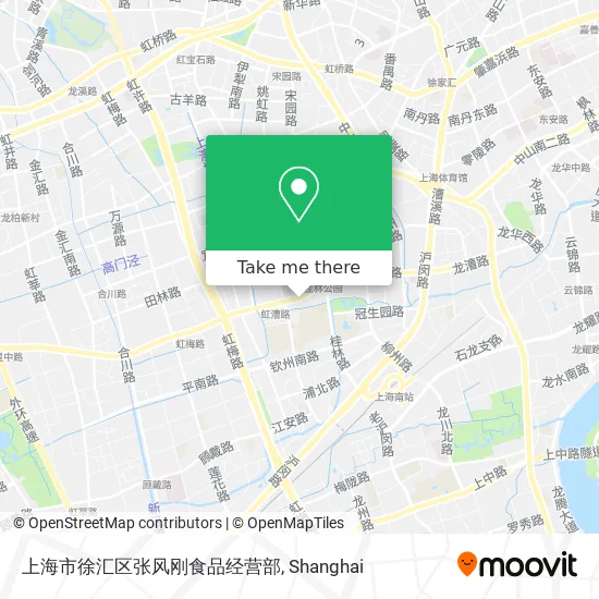 上海市徐汇区张风刚食品经营部 map