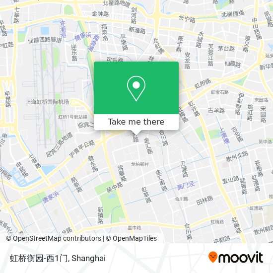 虹桥衡园-西1门 map