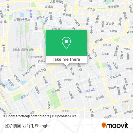 虹桥衡园-西1门 map
