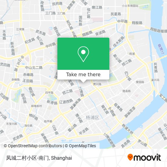 凤城二村小区-南门 map