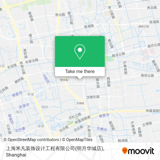 上海米凡装饰设计工程有限公司(明月华城店) map