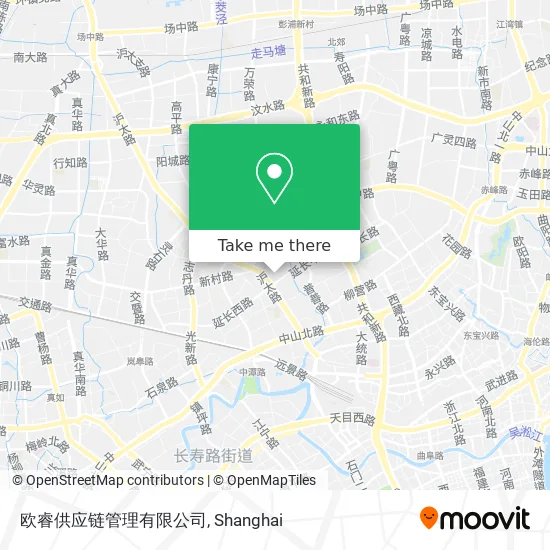 欧睿供应链管理有限公司 map